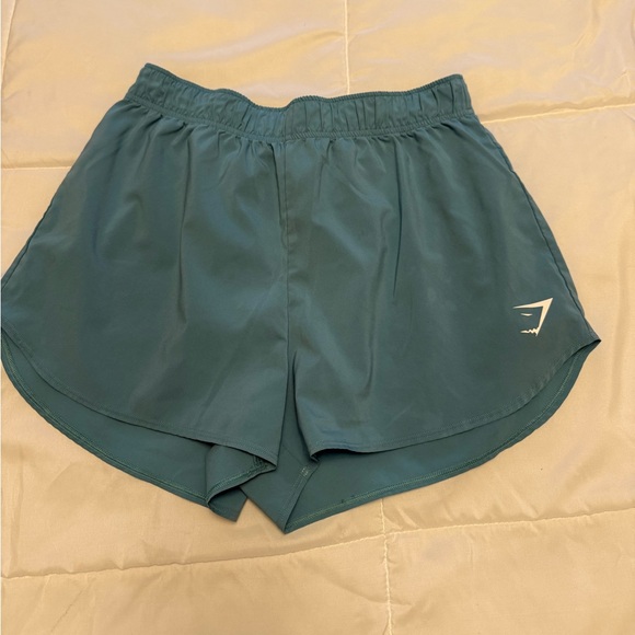 Gymshark Pants - Gymshark Women’s Essential Loose Fit Training Shorts Teal Size Sm